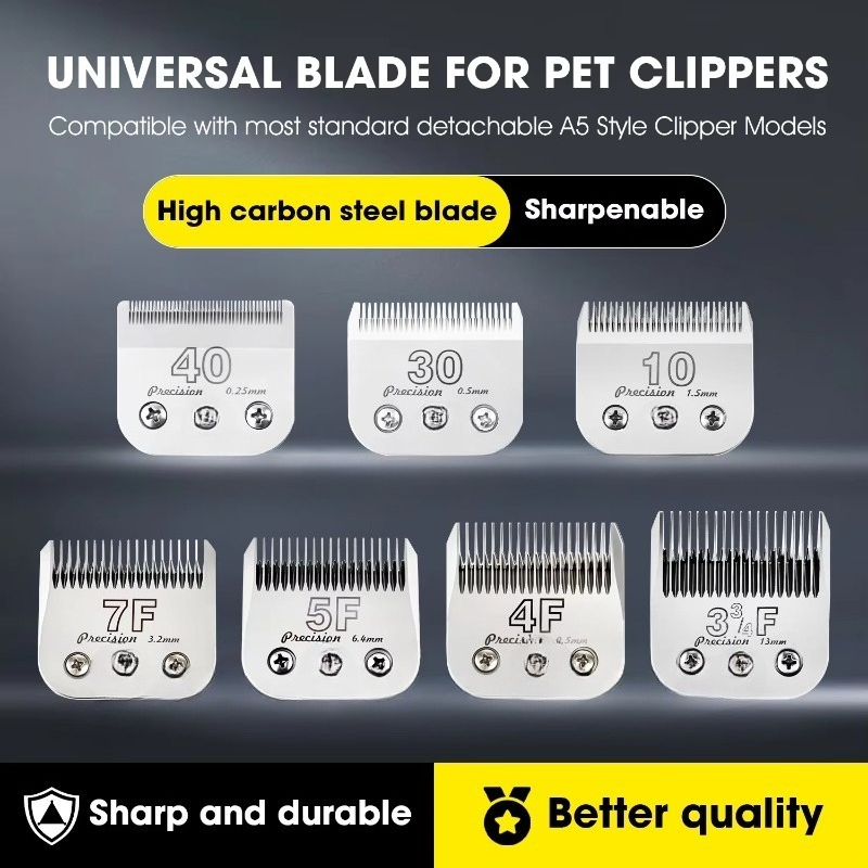 Dog Grooming Clippers - Lâminas de Cortador A5 10 #