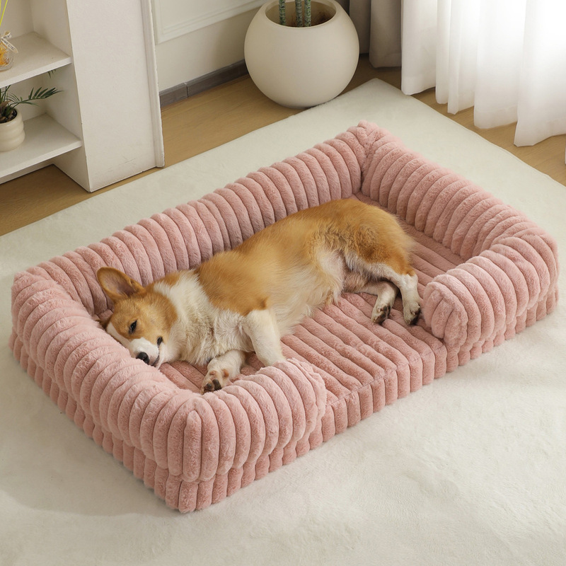 Calming Dog Bed - Cama Grande para Cães, Tapete Quente