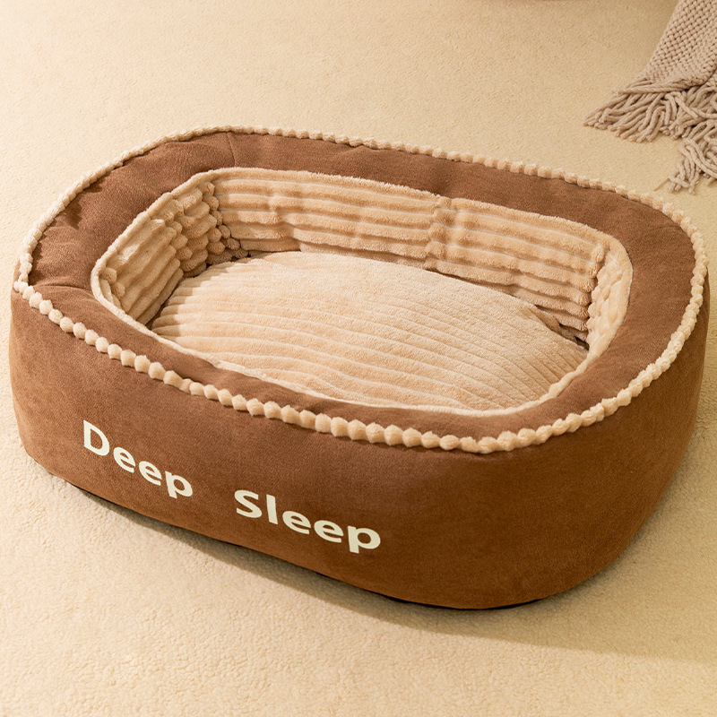 Calming Dog Bed - Cama para Cachorro com Almofada Macia,