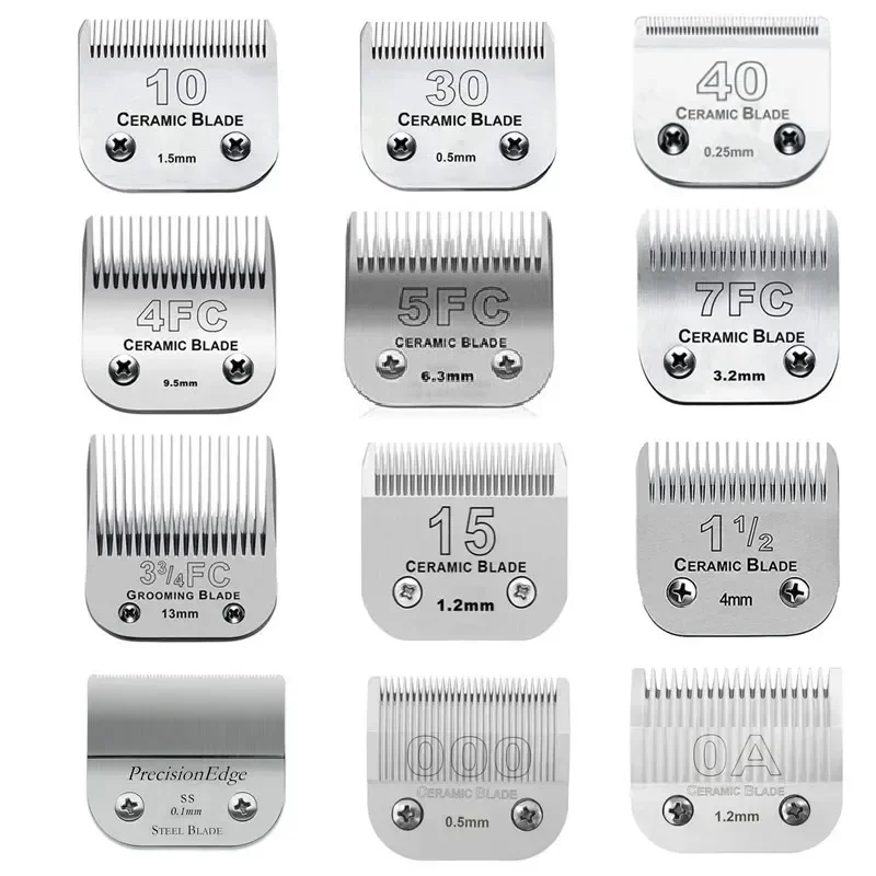 Dog Grooming Clippers - Lâmina cerâmica destacável profissional para tosa