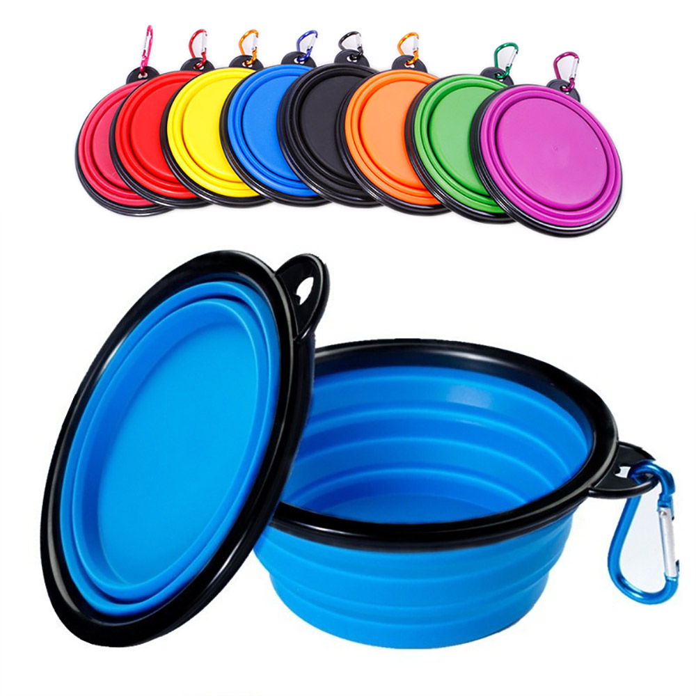 Tigela Dobrável de Silicone pa - Pet Supplies Dog Food avaliação e preço