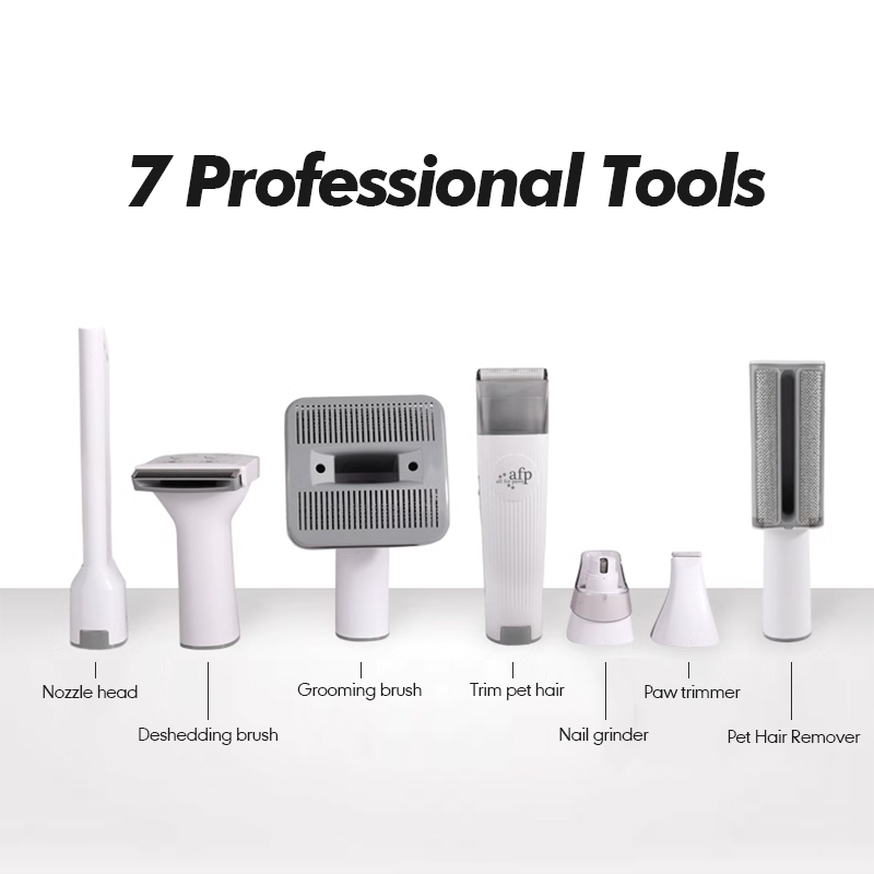 KINYU 7 em 1 Kit Profissional  - Dog Grooming Clippers avaliação e preço