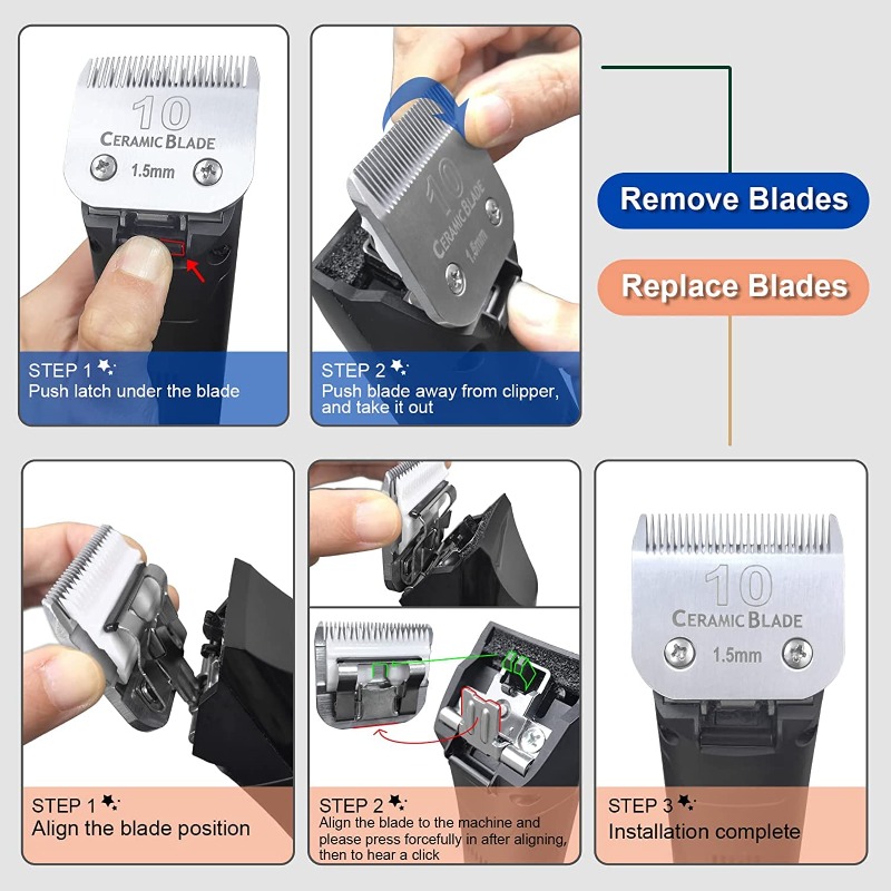 Lâminas de Cerâmica Destacávei - Dog Grooming Clippers avaliação e preço