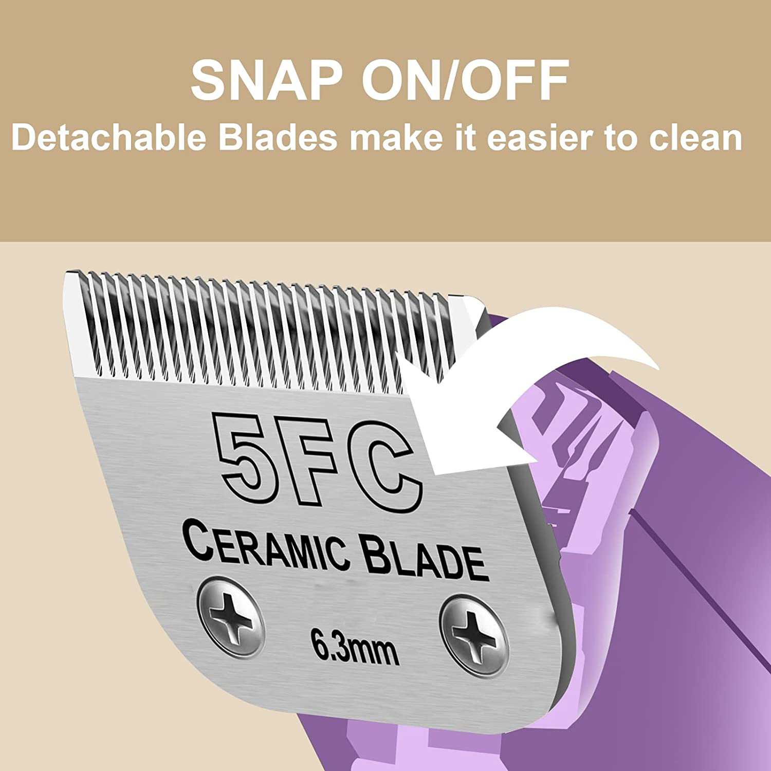 5fc destacável pet cão gato al - Dog Grooming Clippers avaliação e preço