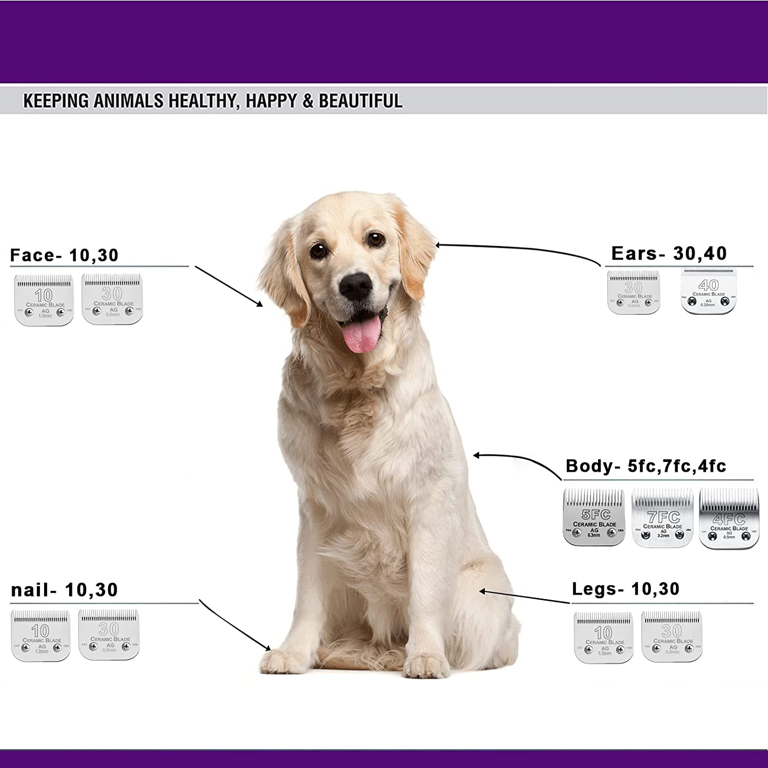 5fc destacável pet cão gato al - Dog Grooming Clippers avaliação e preço