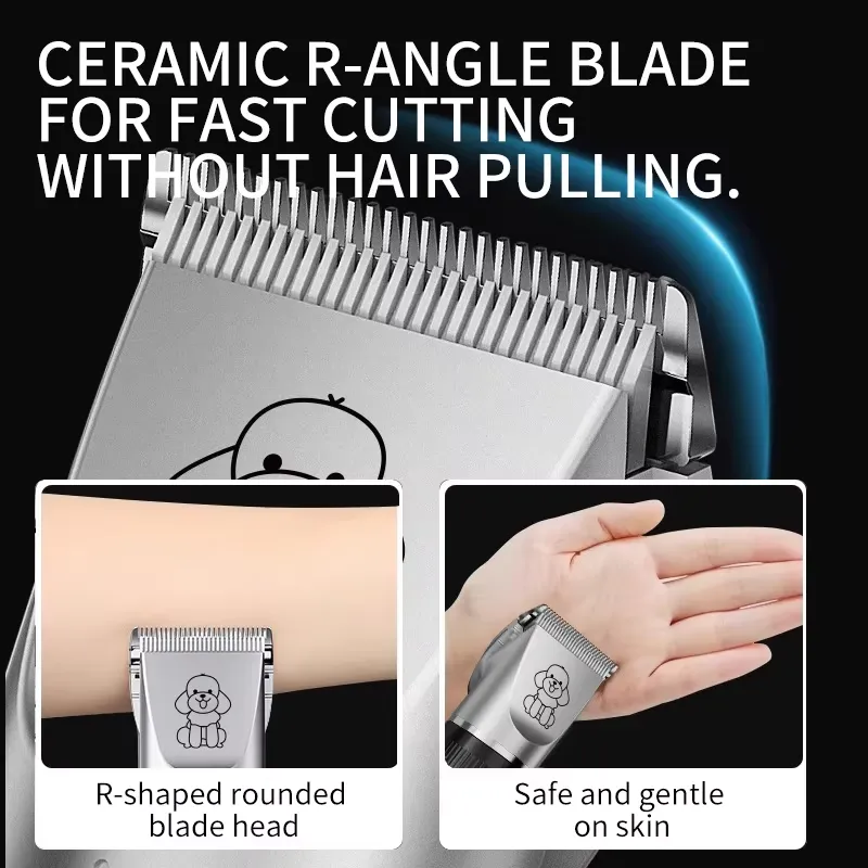 Kit de Tosquiadeira de Pelos p - Dog Grooming Clippers avaliação e preço