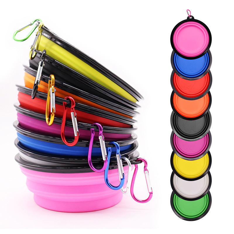 Tigela Dobrável de Silicone pa - Pet Supplies Dog Food avaliação e preço