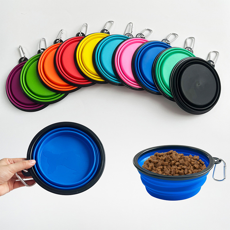 Tigela Dobrável de Silicone pa - Pet Supplies Dog Food avaliação e preço